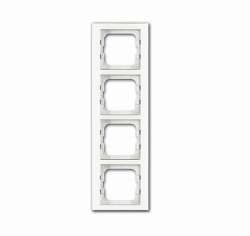 ABB BJE Axcent Белое стекло Рамка 4-ая арт. 1754-0-4440