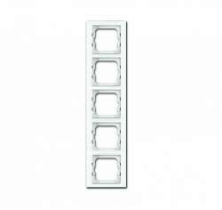 ABB BJE Axcent Белое стекло Рамка 5-ая арт. 1754-0-4441