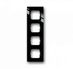 ABB BJE Axcent Черный Рамка 4-ая арт. 1754-0-4412