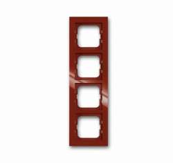 ABB BJE Axcent Foyer-красный Рамка 4-ая арт. 1754-0-4479