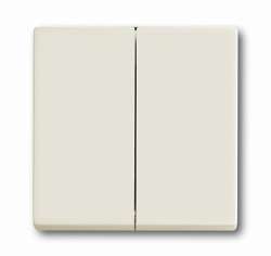 ABB BJE Axcent(solo/future) Chalet-белый Клавиша 2-ая арт. 1751-0-3064