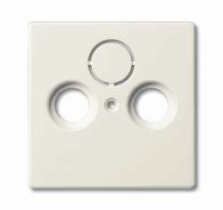 ABB BJE Axcent(solo/future) Chalet-белый Накладка TV-R-SAT розетки арт. 1724-0-4322