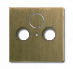 ABB BJE Династия Античная латунь Накладка TV-R-SAT розетки арт. 1724-0-4362