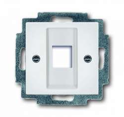 ABB BJE Duro Корпус 1-ой ТЛФ и комп розетки прямой (мех 210, 211) арт. 1753-0-3825