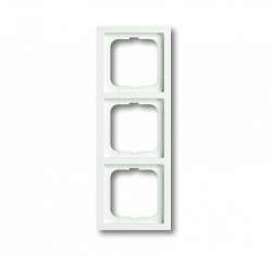 ABB BJE Future Linear Белый бархат Рамка 3-ая арт. 1754-0-4416