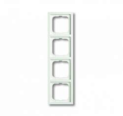 ABB BJE Future Linear Белый бархат Рамка 4-ая арт. 1754-0-4417