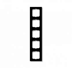 ABB BJE Future Linear Черный бархат Рамка 5-ая арт. 1754-0-4423