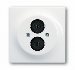 ABB BJE Impuls Бел Аудиорозетка 2-ая арт. 1753-0-4971