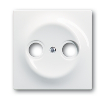 ABB BJE Impuls Бел Накладка TV розетки (TV+FM) арт. 1753-0-4963