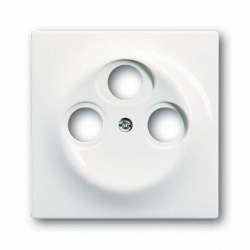 ABB BJE Impuls Бел Накладка TV розетки (TV+FM+SAT) арт. 1753-0-4773