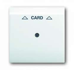 ABB BJE Impuls Бел Накладка карточного выключателя (мех 2025 U) арт. 1753-0-6703