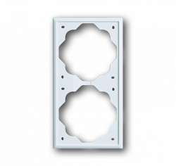 ABB BJE Impuls Бел Рамка 2-ая арт. 1754-0-4226