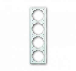 ABB BJE Impuls Бел Рамка 4-ая арт. 1754-0-4224