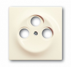 ABB BJE Impuls Беж Накладка TV розетки (TV+FM+SAT) арт. 1753-0-0036