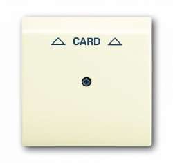 ABB BJE Impuls Беж Накладка карточного выключателя (мех 2025 U) арт. 1753-0-0079