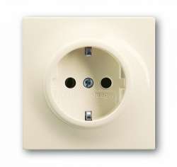 ABB BJE Impuls Беж Розетка с/з арт. 2011-0-6224