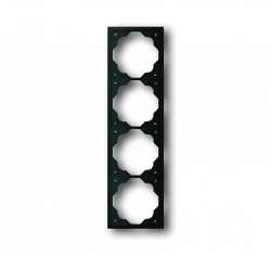 ABB BJE Impuls Черный бархат Рамка 4-ая арт. 1754-0-4427