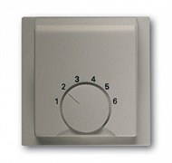 ABB BJE Impuls Серебро металлик Накладка для терморегулятора НО конт (мех 1094 U,1097U) арт. 1710-0-3744