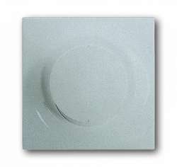 ABB BJE Impuls Серебро металлик Накладка светорегулятора 2-х канального псевдосенсорного арт. 6599-0-2923