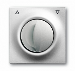 ABB BJE Impuls Серебро металлик Накладка выключателя жалюзийного поворотного арт. 1753-0-0033