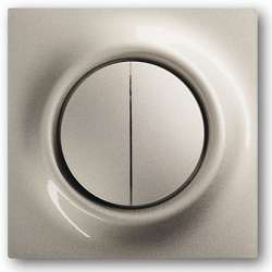 ABB BJE Impuls Шампань Клавиша 2-ая с подсветкой арт. 1753-0-5333