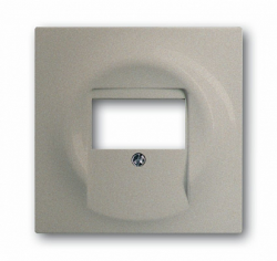 ABB BJE Impuls Шампань Накладка аудиорозетки (мех 247, 248) и TAE-разъёмов арт. 1753-0-5465