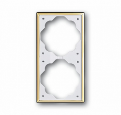 ABB BJE Impuls Золото Рамка 2-ая арт. 1754-0-3542