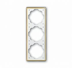 ABB BJE Impuls Золото Рамка 3-ая арт. 1754-0-3591
