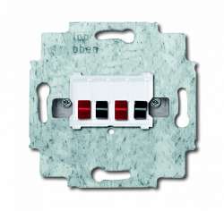 ABB BJE Мех Антрацит Аудиорозетка 2-ая (накладки 1766-хх и 2539-21х) арт. 0230-0-0404