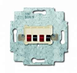 ABB BJE Мех Беж Аудиорозетка 2-ая (накладки 1766-хх и 2539-21х) арт. 0230-0-0402