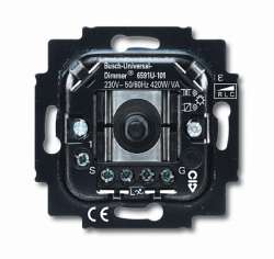 ABB BJE Мех Светорегулятор поворотный универсальный 420W/VA (л/н+эл тр-р или л/н+обм тр-р) арт. 6513-0-0588