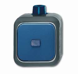 ABB BJE Переключатель 1-клавишный, IP66, для открытого монтажа, для работы в агрессивных средах, сер арт. 1084-0-0797