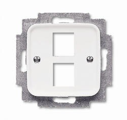 ABB BJE Reflex Корпус 2-ой ТЛФ и комп розетки прямой (мех 210, 211) арт. 1753-0-3965