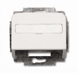 ABB BJE Reflex Накладка с суппортом для коммуникационных разъёмов арт. 1724-0-1663