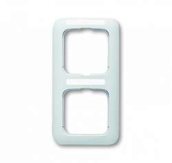 ABB BJE Reflex Рамка 2-ая с шильдиком верт арт. 1754-0-2163