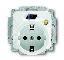 ABB BJE Reflex Розетка с/з и встроенным УЗО IP21 арт. 3116-0-0605