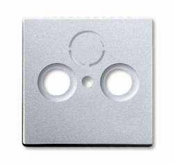 ABB BJE Solo/Future Алюминий Накладка TV/TV-SAT розетки арт. 1724-0-4262