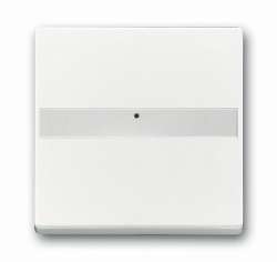 ABB BJE Solo/Future Бел Клавиша 1-я с шильдиком и линзой подсветки арт. 1731-0-1877