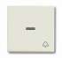 ABB BJE Solo/Future Бел Клавиша для механизма 1-клавишного выкл./перекл./кнопки, с символом ЗВОНОК арт. 1751-0-3070