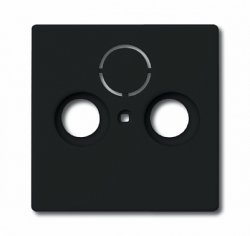 ABB BJE Solo/Future Черный Антрацит Накладка TV/TV-SAT розетки арт. 1724-0-4252