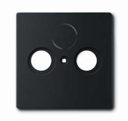 ABB BJE Solo/Future Черный бархат Накладка TV/TV-SAT розетки арт. 1724-0-4298