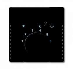 ABB BJE Solo/Future Черный бархат Накладка для терморегулятора (мех 1095 U, 1096 U) арт. 1710-0-3909