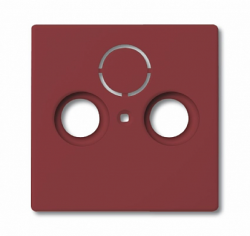 ABB BJE Solo/Future Красный Накладка TV/TV-SAT розетки арт. 1724-0-2769