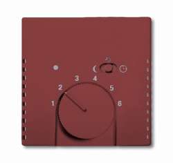 ABB BJE Solo/Future Красный Накладка для терморегулятора (мех 1095 U, 1096 U) арт. 1710-0-3572