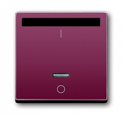 ABB BJE Solo/Future Красный Накладка выключателя с ДУ арт. 6020-0-1341