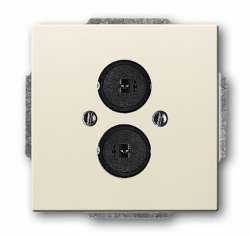 ABB BJE Solo/Future Крем Аудиорозетка 2-ая арт. 1723-0-0239