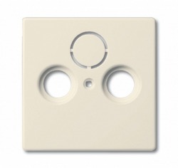 ABB BJE Solo/Future Крем Накладка TV/TV-SAT розетки арт. 1724-0-2758