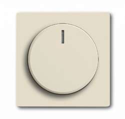 ABB BJE Solo/Future Крем Накладка для поворотного светорегулятора с ручкой и лампой арт. 6599-0-2951