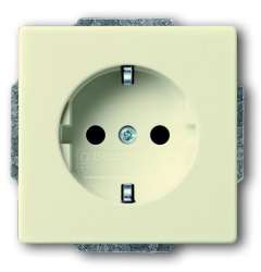 ABB BJE Solo/Future Крем Розетка SCHUKO арт. 2011-0-6214