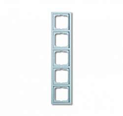 ABB BJE Solo/Future Серебристо-алюминиевый Рамка 5-постовая арт. 1754-0-4310